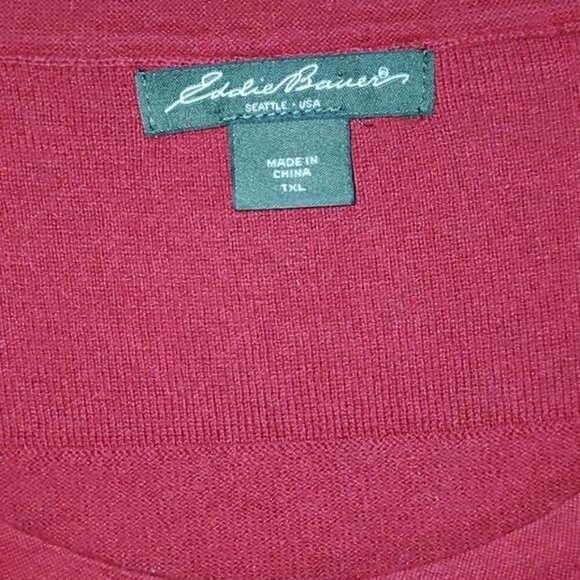 Eddie Bauer Round Neck Long Sleeve Sz. TXL Sweater - Picture 4 of 7